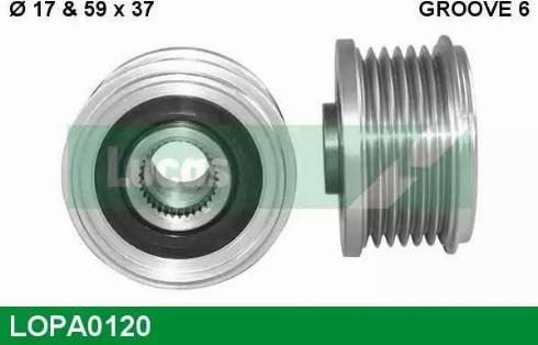 Lucas Engine Drive LOPA0120 - Remenica, alternator www.molydon.hr