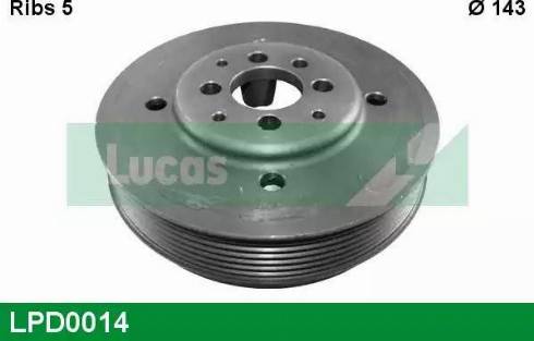 Lucas Engine Drive LPD0014 - Remenica, radilica www.molydon.hr