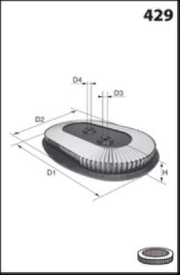 Lucas Filters LFAF371 - Filter za zrak www.molydon.hr