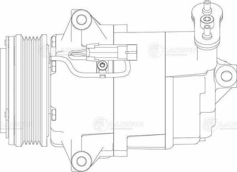 Luzar LCAC 2129 - Kompresor, klima-Uređaj www.molydon.hr