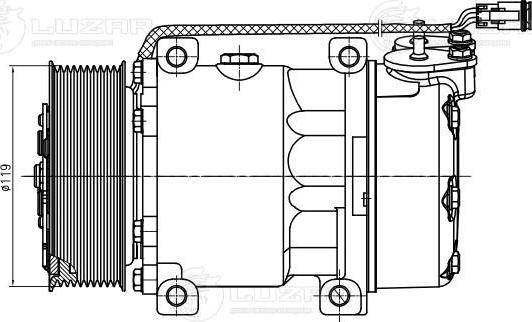 Luzar LCAC 2701 - Kompresor, klima-Uređaj www.molydon.hr