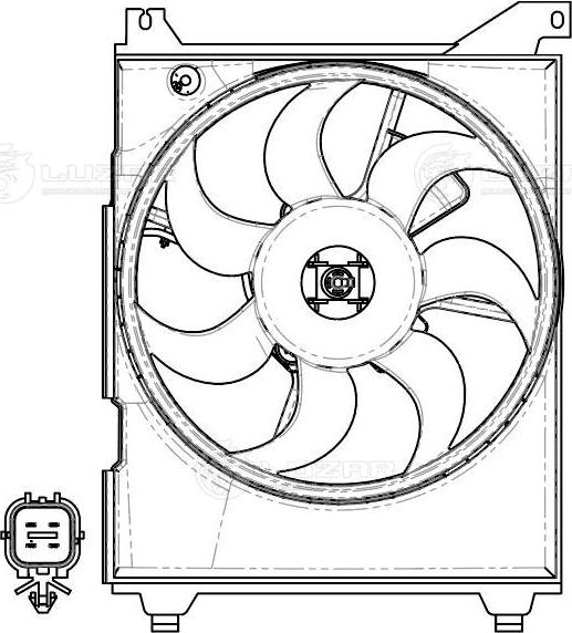 Luzar LFAC 0805 - Ventilator, kondenzator klima-Uređaja www.molydon.hr