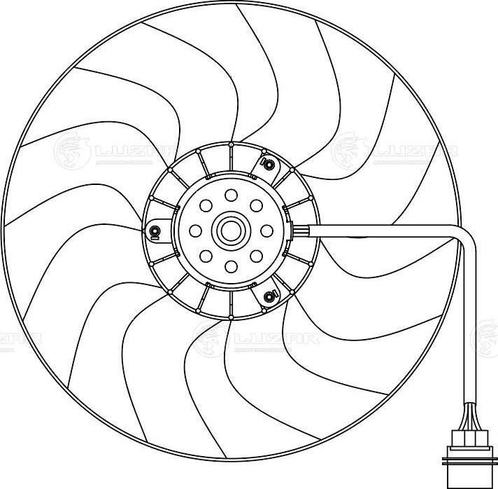 Luzar LFc 1805 - Ventilator, hladjenje motora www.molydon.hr