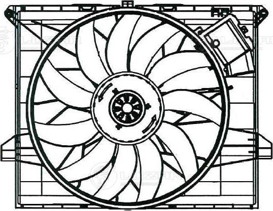 Luzar LFK 15164 - Ventilator, hladjenje motora www.molydon.hr