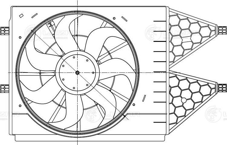 Luzar LFK 1853 - Ventilator, hladjenje motora www.molydon.hr