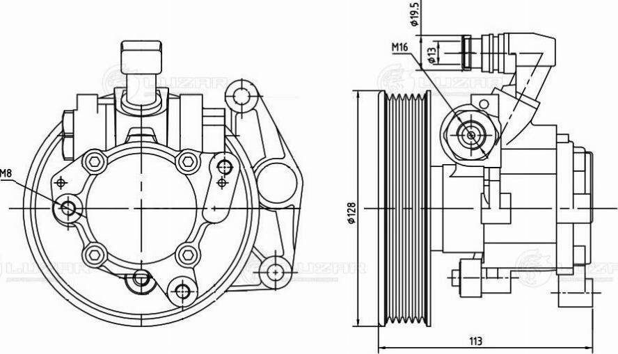 Luzar LPS 1505 - Hidraulična pumpa, upravljanje www.molydon.hr