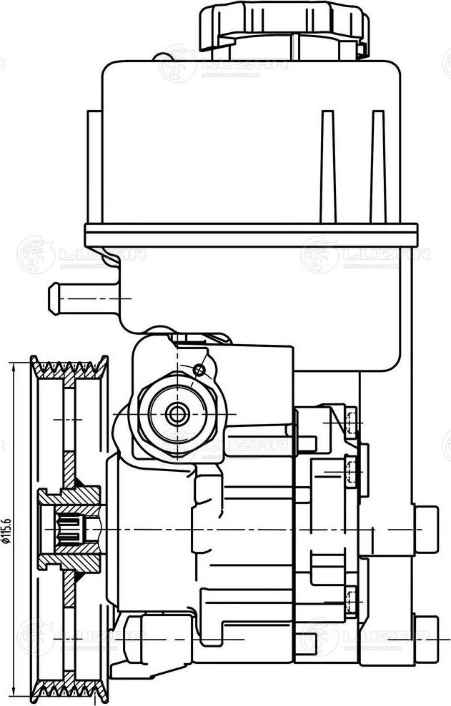 Luzar LPS 1507 - Hidraulična pumpa, upravljanje www.molydon.hr