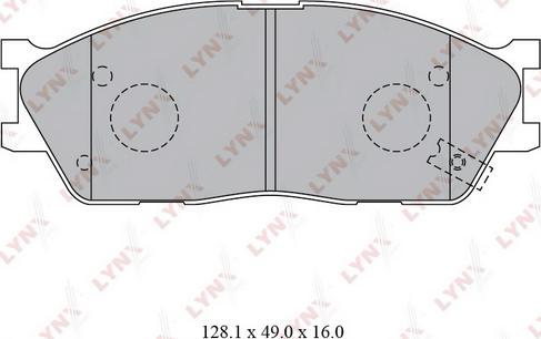 LYNXauto BD-4416 - Komplet Pločica, disk-kočnica www.molydon.hr