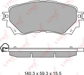 LYNXauto BD-5130 - Komplet Pločica, disk-kočnica www.molydon.hr