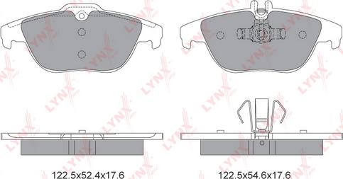 LYNXauto BD-5319 - Komplet Pločica, disk-kočnica www.molydon.hr