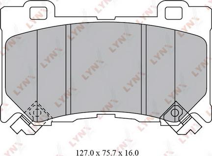 LYNXauto BD-5742 - Komplet Pločica, disk-kočnica www.molydon.hr