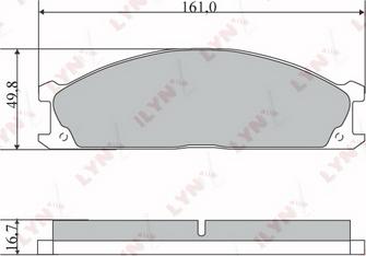 LYNXauto BD-5733 - Komplet Pločica, disk-kočnica www.molydon.hr