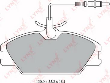 LYNXauto BD-6310 - Komplet Pločica, disk-kočnica www.molydon.hr