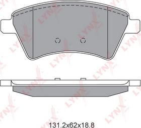 LYNXauto BD-6318 - Komplet Pločica, disk-kočnica www.molydon.hr