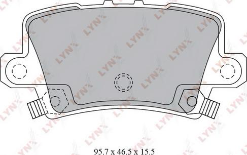 LYNXauto BD-3432 - Komplet Pločica, disk-kočnica www.molydon.hr