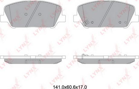 LYNXauto BD-3631 - Komplet Pločica, disk-kočnica www.molydon.hr