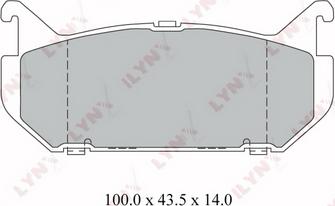 LYNXauto BD-3029 - Komplet Pločica, disk-kočnica www.molydon.hr