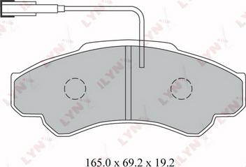 LYNXauto BD-2216 - Komplet Pločica, disk-kočnica www.molydon.hr