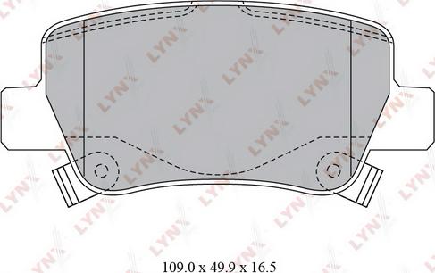 LYNXauto BD-7599 - Komplet Pločica, disk-kočnica www.molydon.hr