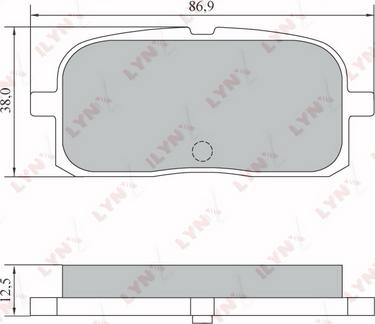 LYNXauto BD-7556 - Komplet Pločica, disk-kočnica www.molydon.hr