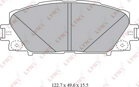 LYNXauto BD-7550 - Komplet Pločica, disk-kočnica www.molydon.hr