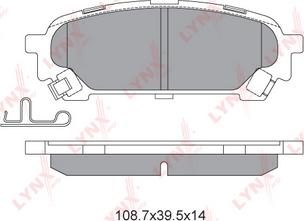 LYNXauto BD-7113 - Komplet Pločica, disk-kočnica www.molydon.hr