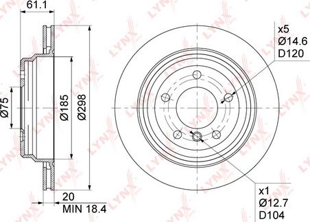 LYNXauto BN-1010 - Kočioni disk www.molydon.hr