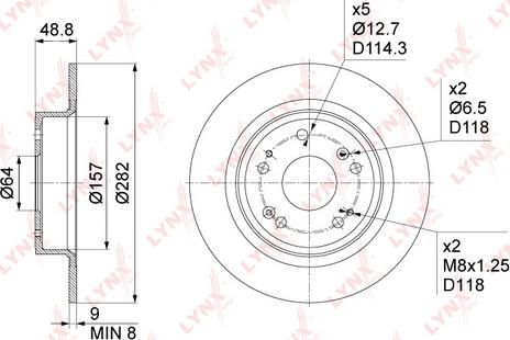 LYNXauto BN-1031 - Kočioni disk www.molydon.hr