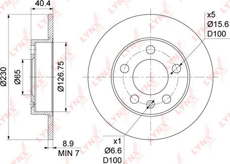 LYNXauto BN-1194 - Kočioni disk www.molydon.hr