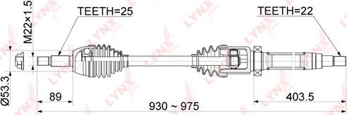 LYNXauto CD-1048 - Pogonska osovina www.molydon.hr