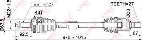 LYNXauto CD-1067A - Pogonska osovina www.molydon.hr