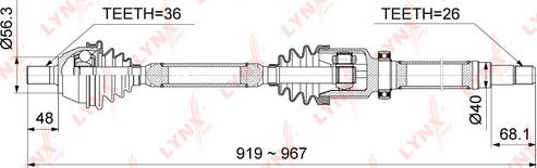 LYNXauto CD-1008 - Pogonska osovina www.molydon.hr