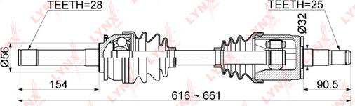 LYNXauto CD-1087 - Pogonska osovina www.molydon.hr