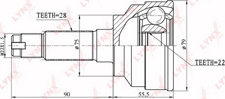 LYNXauto CO-4404 - Kardan, Pogonska osovina www.molydon.hr