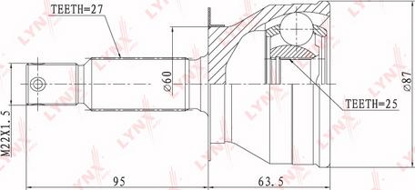 LYNXauto CO-4407 - Kardan, Pogonska osovina www.molydon.hr