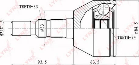 LYNXauto CO-5900 - Kardan, Pogonska osovina www.molydon.hr