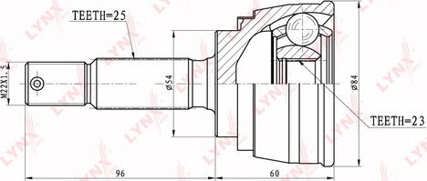 LYNXauto CO-5510 - Kardan, Pogonska osovina www.molydon.hr