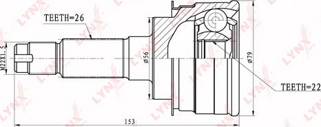 LYNXauto CO-5100 - Kardan, Pogonska osovina www.molydon.hr