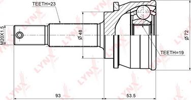 LYNXauto CO-5759 - Kardan, Pogonska osovina www.molydon.hr