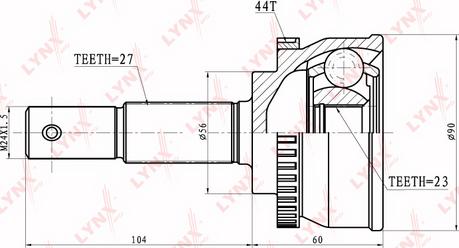 LYNXauto CO-5763A - Kardan, Pogonska osovina www.molydon.hr