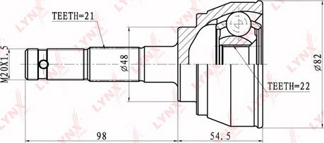 LYNXauto CO-5730 - Kardan, Pogonska osovina www.molydon.hr