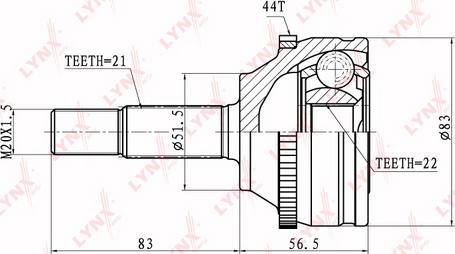 LYNXauto CO-6318A - Kardan, Pogonska osovina www.molydon.hr