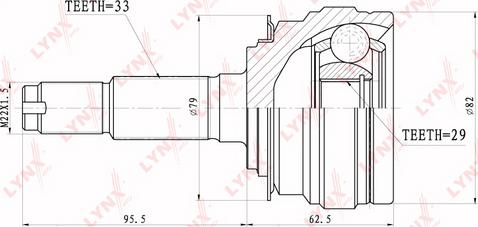 LYNXauto CO-1801 - Kardan, Pogonska osovina www.molydon.hr