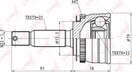 LYNXauto CO-3601A - Kardan, Pogonska osovina www.molydon.hr