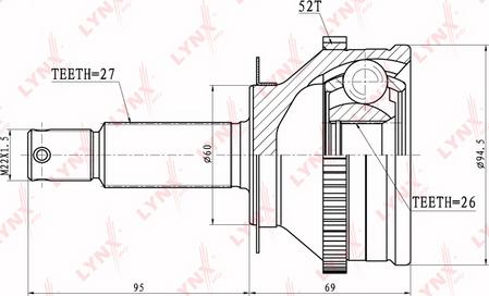 LYNXauto CO-3624A - Kardan, Pogonska osovina www.molydon.hr