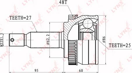 LYNXauto CO-3626A - Kardan, Pogonska osovina www.molydon.hr