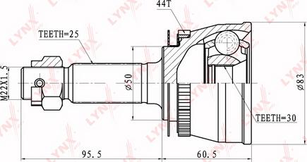 LYNXauto CO-3628A - Kardan, Pogonska osovina www.molydon.hr