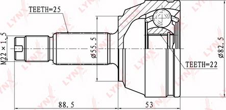 LYNXauto CO-3004 - Kardan, Pogonska osovina www.molydon.hr