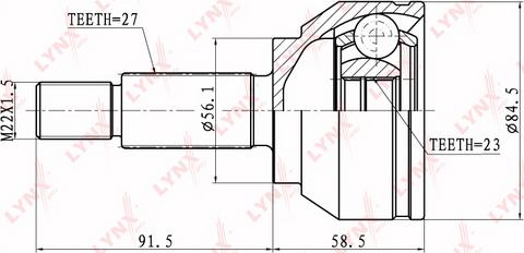 LYNXauto CO-3005 - Kardan, Pogonska osovina www.molydon.hr