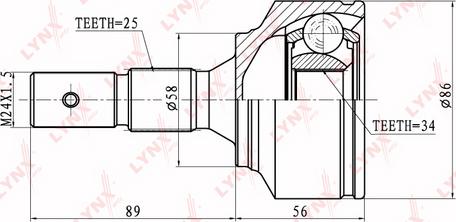 LYNXauto CO-2200 - Kardan, Pogonska osovina www.molydon.hr